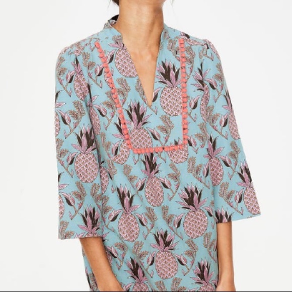 Boden Dresses & Skirts - BODEN Evangeline Linen Shift Tunic Dress